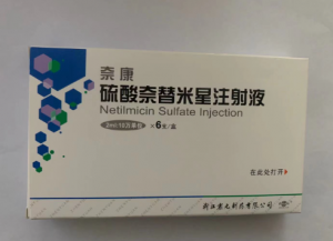 【奈康】硫酸奈替米星注射液   购买药店北京美信康年大药房价格¥465.00/盒  适应症1．本品适用于治疗敏感革兰阴性杆菌所致严重感染。如铜绿假单胞菌、变形杆菌属（吲哚阳性和阴性）、大肠埃希菌、克雷伯菌属、肠杆菌属、沙雷菌属及枸橼酸杆菌属等所致的新生儿脓毒症、败血症、中枢神经系统感染（包括脑膜炎）、尿路生殖系统感染、呼吸道感染、胃肠道感染、腹膜炎、胆道感染、皮肤或骨骼感染、中耳炎、鼻窦炎、软组织感染、李斯特菌病等。2．本品亦可与其他抗菌药物联合用于治疗葡萄球菌感染，但对耐甲氧西林葡萄球菌感染常无效。
