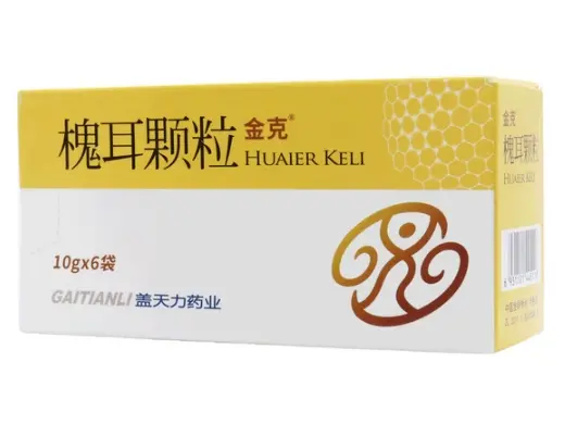 【金克】槐耳颗粒  购买药店北京美信康年大药房 价格¥106.50 适应症功能主治扶正固本 活血消症。适用于正气虚弱 瘀血阻滞 原发性肝癌不宜手术和化疗者辅助治疗用药 有改善肝区疼痛、腹胀、乏力等症状的作用。在标准的化学药品抗癌治疗的基础上 可用于肺癌、胃肠癌、乳腺癌所致的神疲乏力、少气懒言、脘腹疼痛或胀闷、纳谷少馨、大便干结或溏泄、或气促、咳嗽、多痰、面色晄白、胸胁不适等症 改善患者生活质量。
