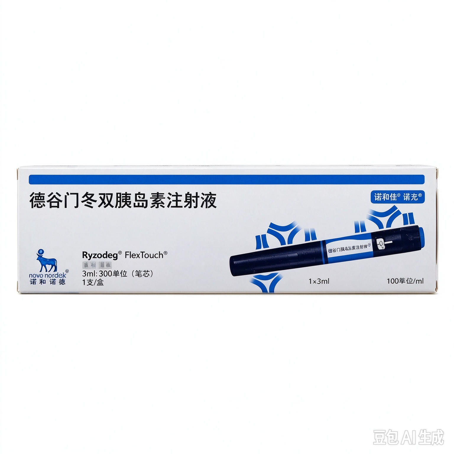 【诺和佳】德谷门冬双胰岛素注射液（畅充）价格¥96.50 购买药店北京美信康年大药房 适应症糖尿病